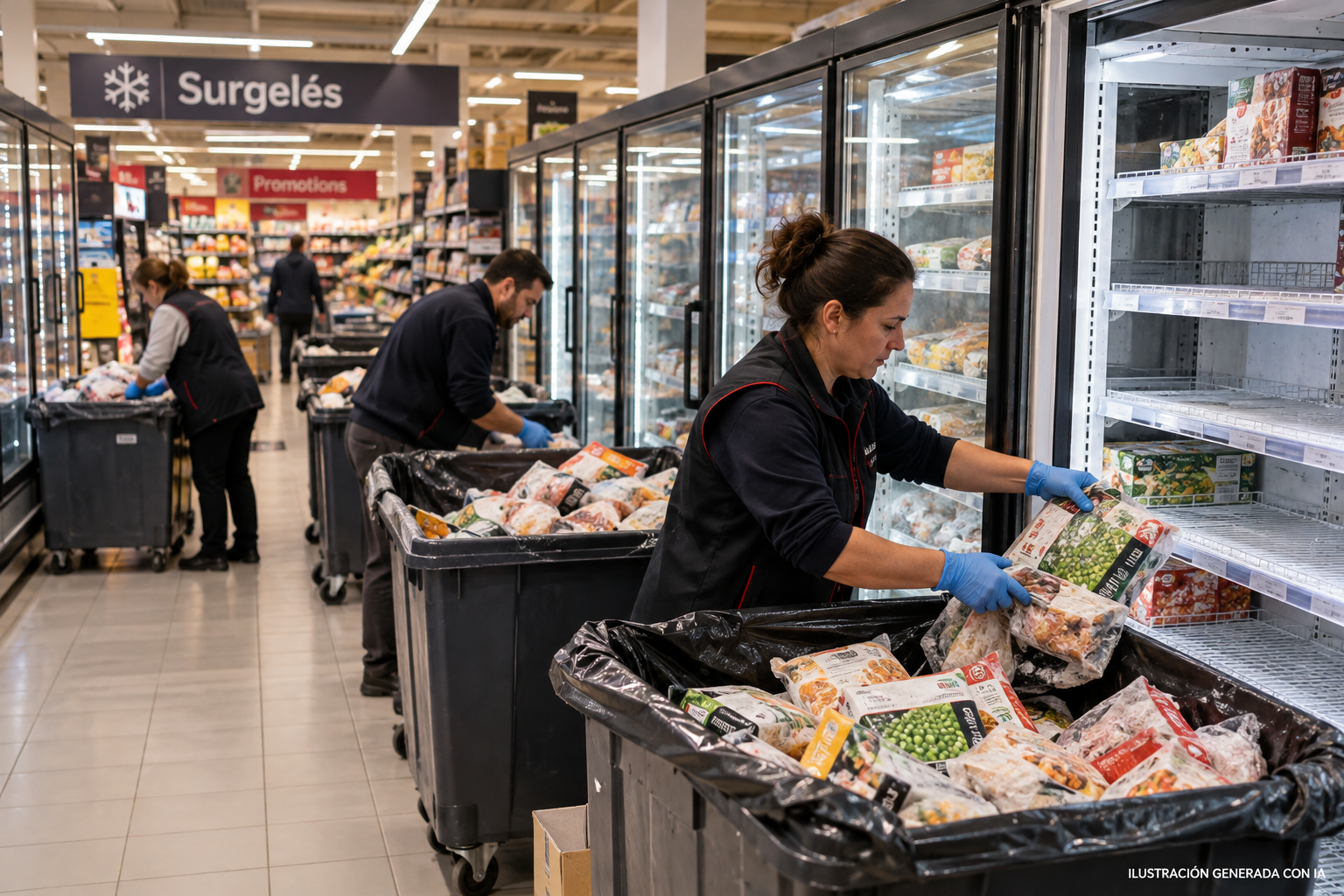 Ciberataque en Francia  altera la refrigeración de cientos de supermercados y obliga a desechar alimentos
